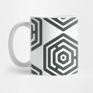 Hexagon pattern Mug